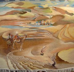 Легенда о белом городе. 2013. Гобелен,ручное ткачество.180х160