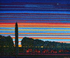 Первая звездочка. 2017. Холст, масло. 100х120