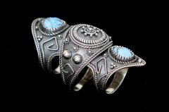 Перстень власти &ndash; &laquo;Билік жүзігі&raquo;. 2014. Серебро, бирюза. Филигрань, зернь, чернение, выпиловка