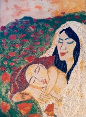 Женское счастье. 2018. Ошибана. 60х45