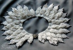 Воротник &laquo;Крылья Ангела&raquo;. 2013. Бисер, плетение